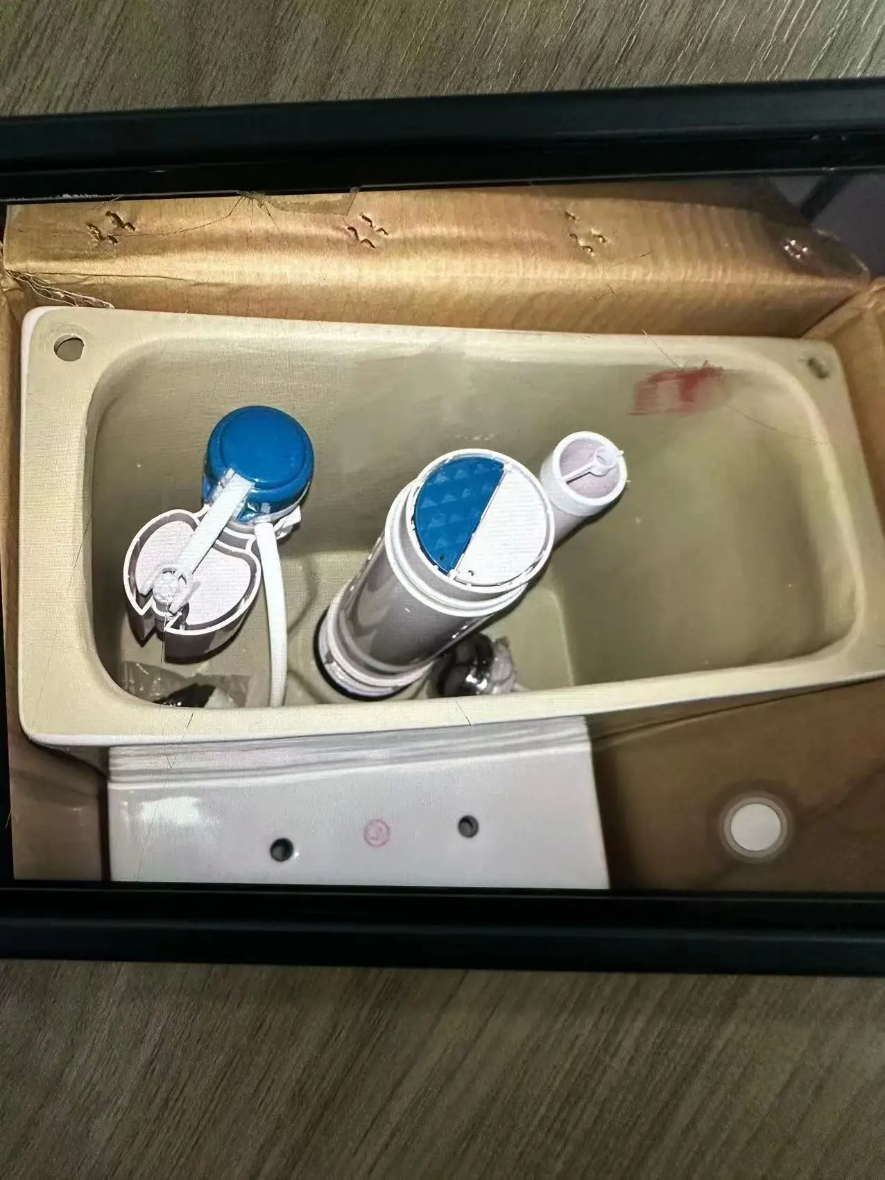 Medyag Cheapest One Piece Toilet Tank Flush Valves Dual Flush Round Button Adjustable ABS Accessories