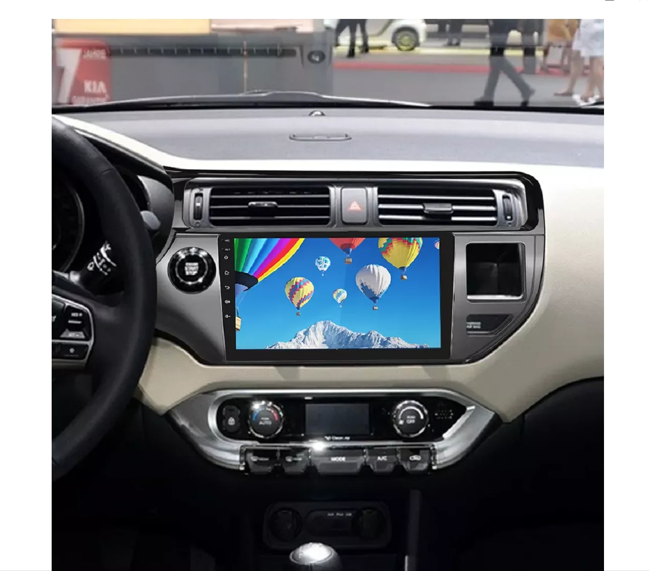 Car Touch Screen Stereo 9Inch For Kia Rio 2015 Universal Car Android Radio Interior Accessories Car Dvd Player Frame