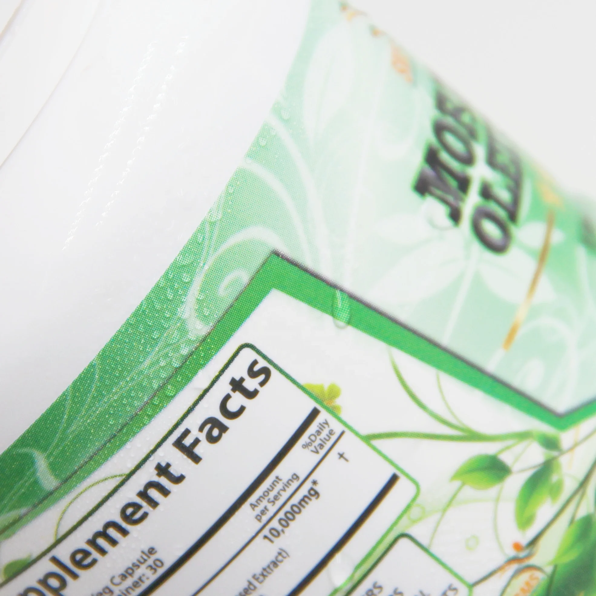 Company Logo Label Customize Stickers Personalized Adhesive Waterproof Capsules Bottle Labels Packaging Labels for Jars