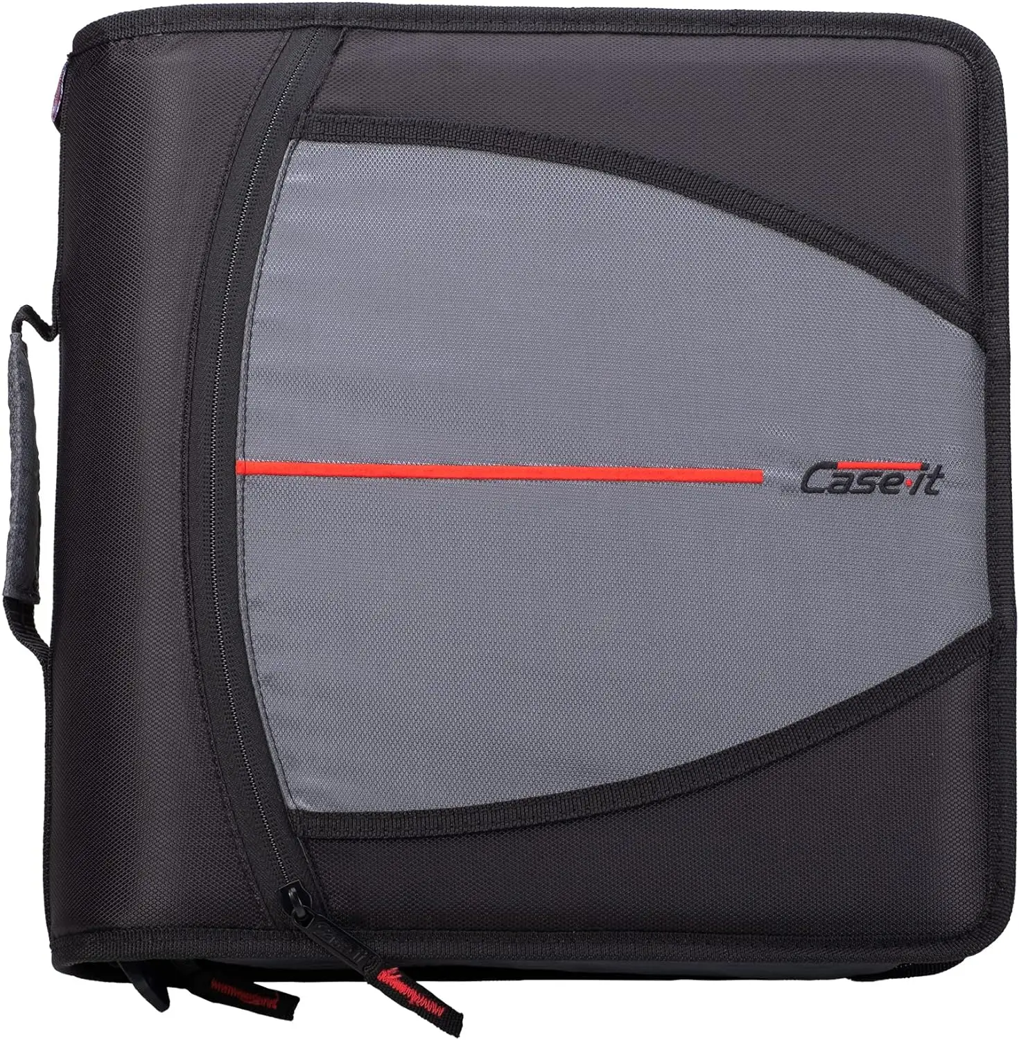 Free Sample case it Zippered Binder Bag 2Inch 3Ring,500-Sheet Capacity, Multi-Pocket Organizer Binder Suitable for Middle School