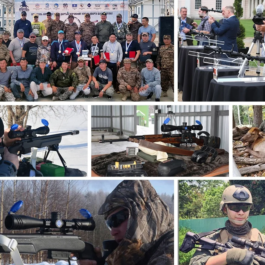 Discovery High Shock Proof Rifle Scope VT-R 3-12x42AOE Tactical Hunting Scope Used for Rifle Scope AIr 15 AK 47