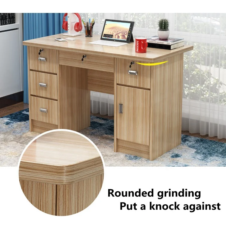 1.2m antique small size MDF cherry wood gaming  office computer desks