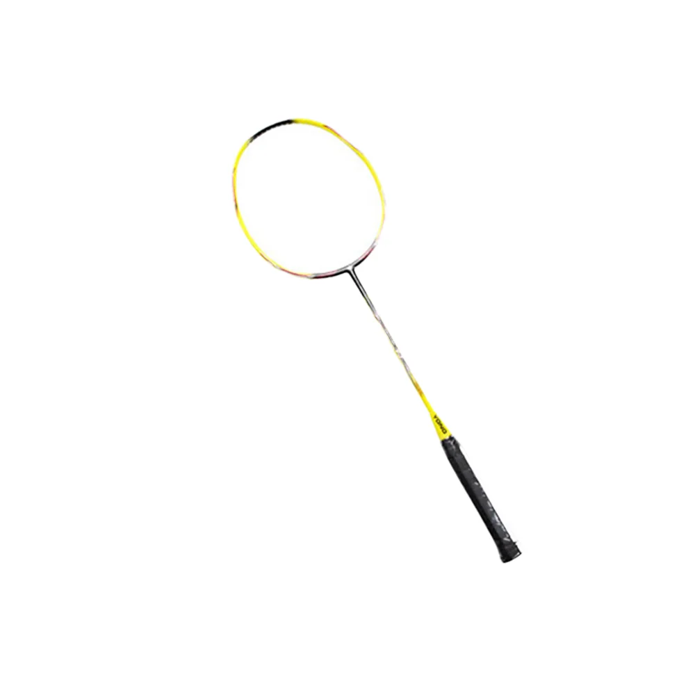 67.5cm High Quality 100% Full Carbon Graphite Badminton Racket Slightly Soft Light and Offensive for Sports Iron Grip