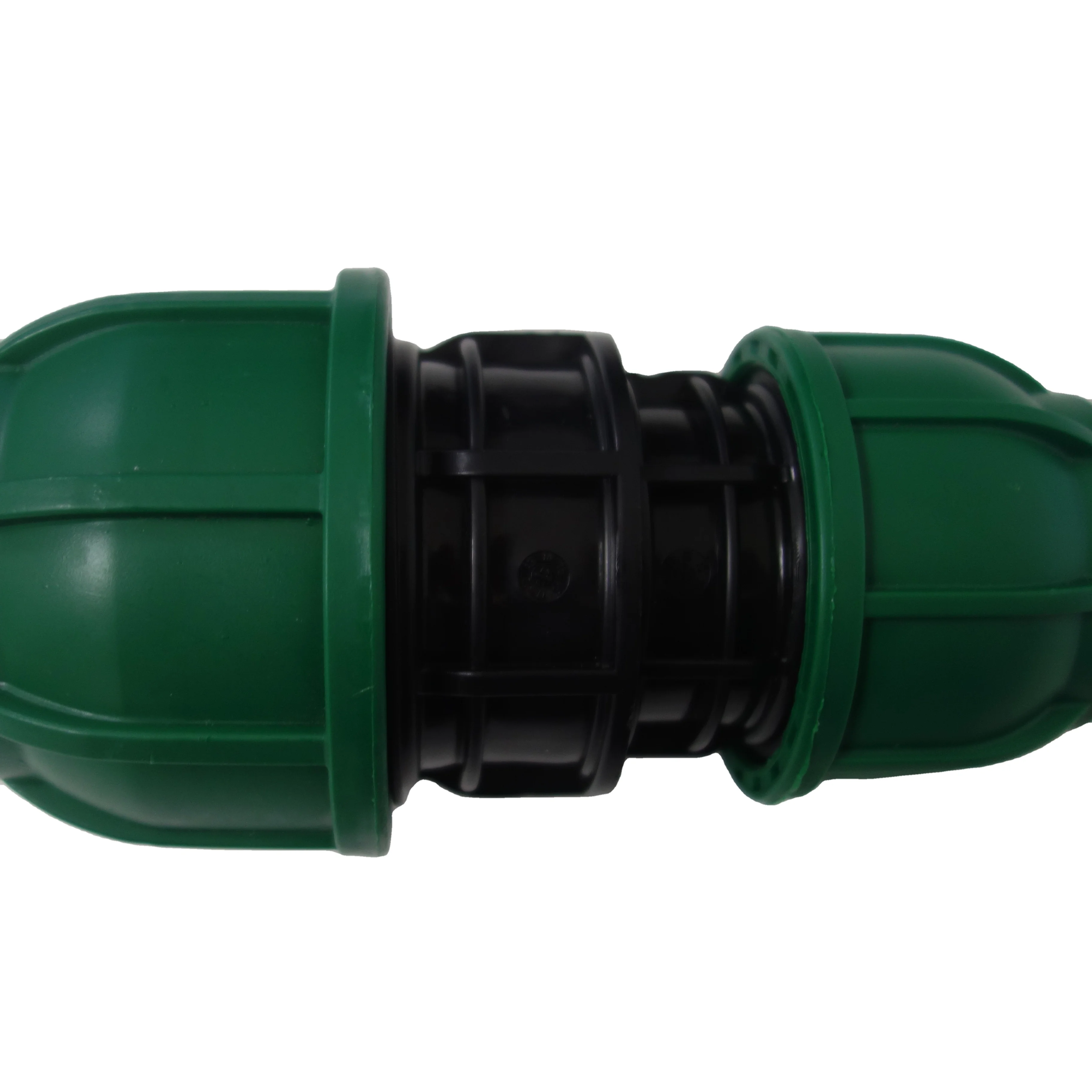 High Quality Drip irrigation fittings water hdpe pipe  Green Color pp compression PN10 Reducer Pipe Fittings