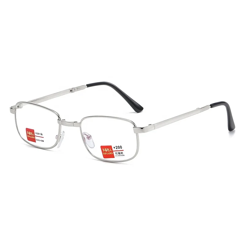 2022 Folding anti blue reading glasses designer eyeglasses Portable frameless reading glasses