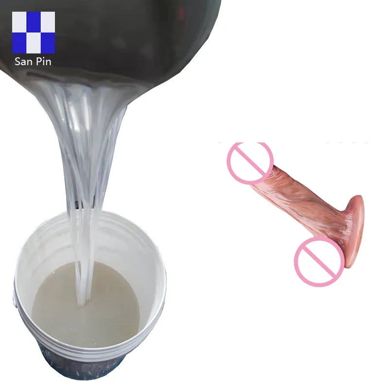 Factory Wholesale food grade liquid silicone rtv2 silicone platinum cure silicone for making artificial penis dildo