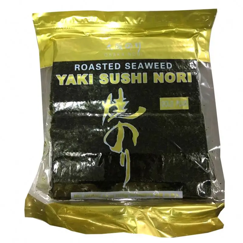Суши нори из японских водорослей yummy сертифицировано ведущей