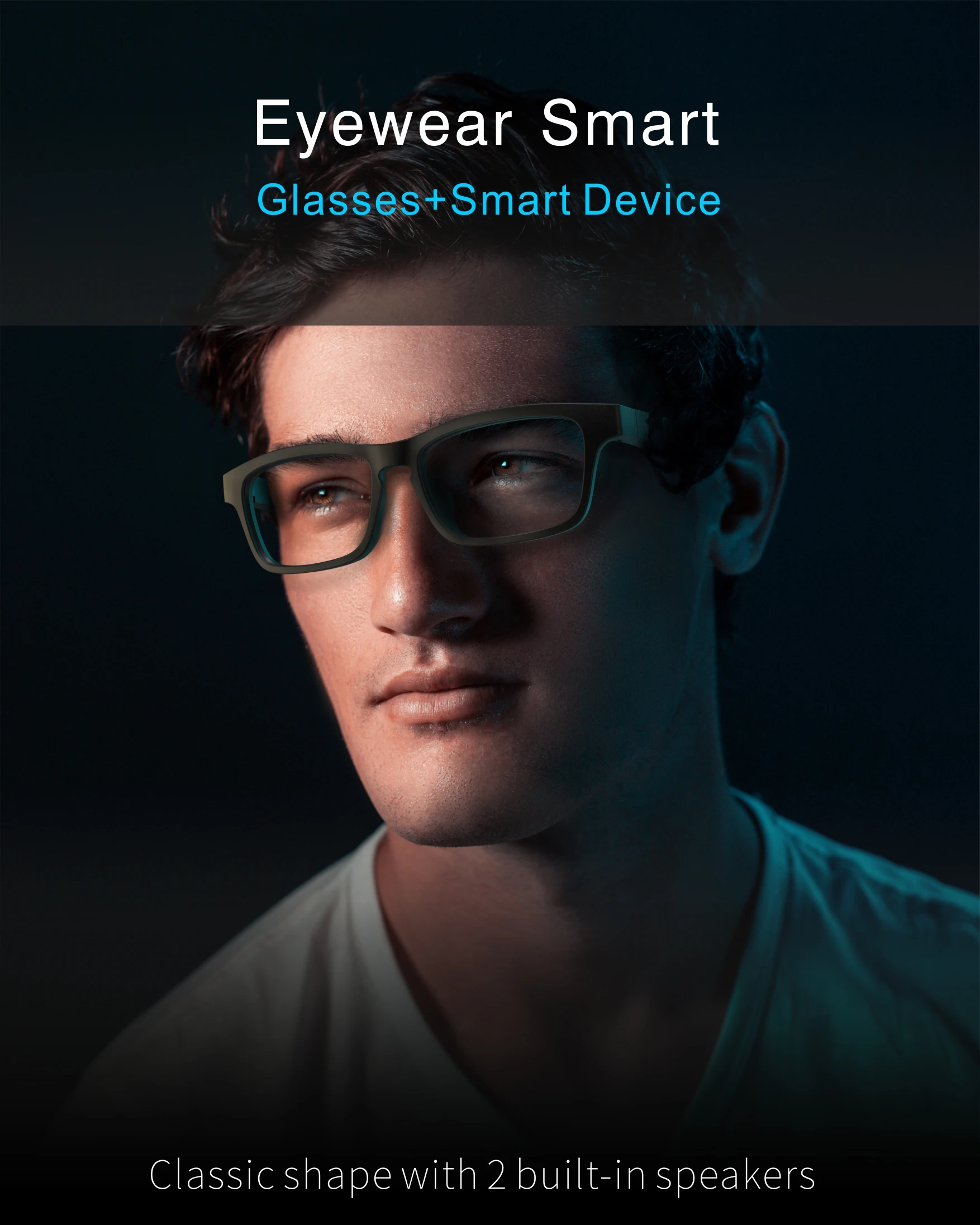 2020 New Arrivals Smart Bluetooth MP3 Sunglasses Anti Blue Light Glasses Wireless Bluetooth Headset Sunglasses Polarized Men