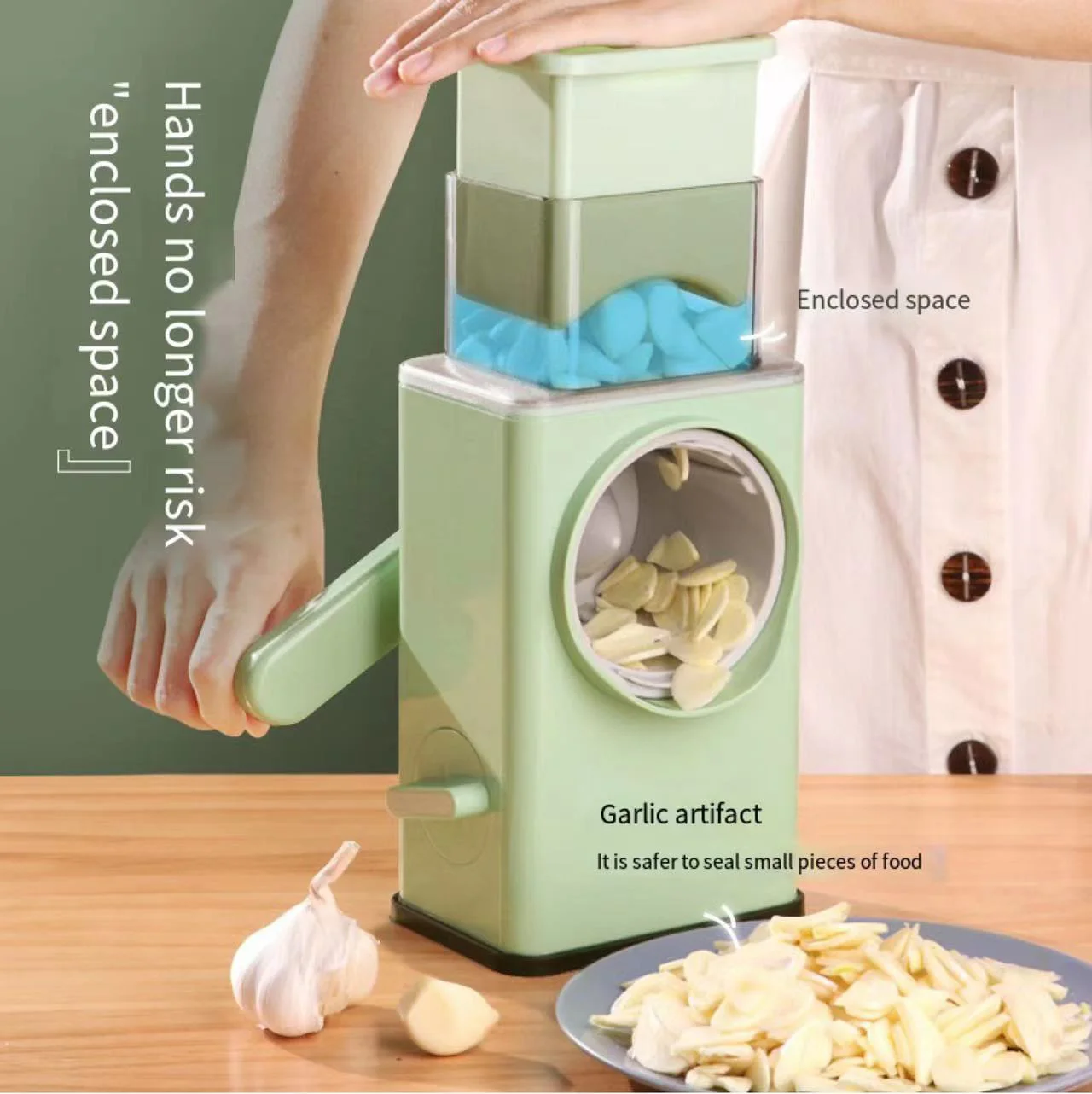 Multifunctional kitchen artifact windstorm shredder slicer household vegetable cutting convenience gift wholesale