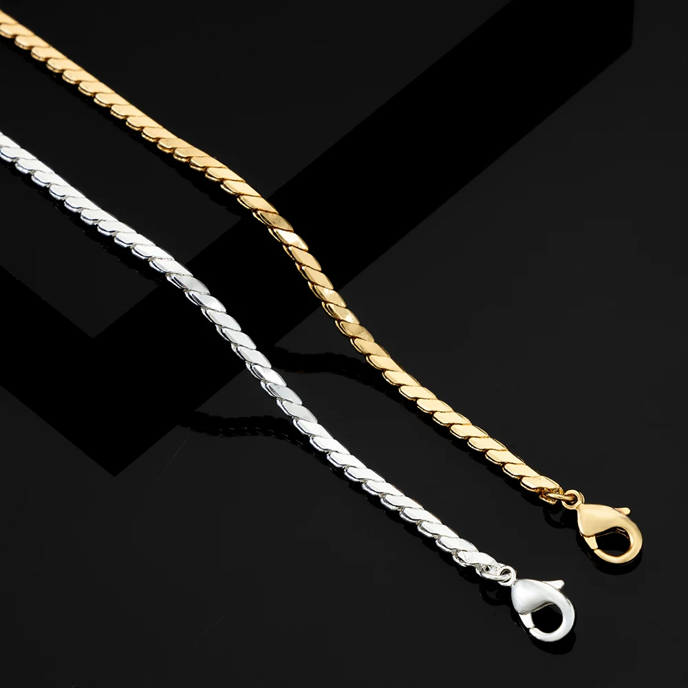 Custom jewelry 18k real gold plated fine chain bracelets jewelry for women ladies Jewelry