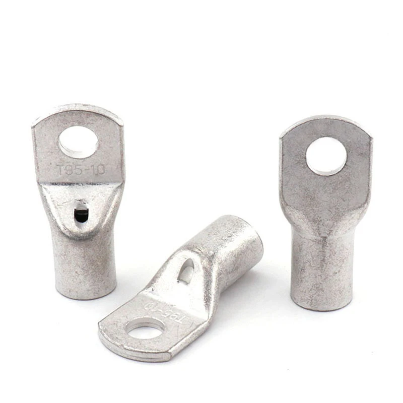 Earth Electric 1/0 4awg 6 awg 240mm Connecting Tube Terminal Wire Joint Crimp Cable Lugs for Copper Conductor