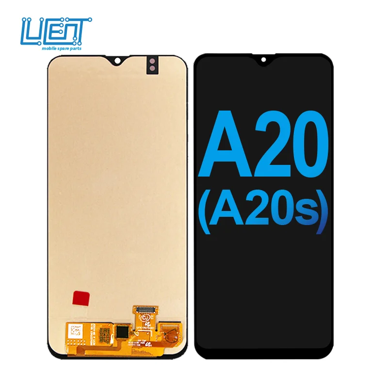 ЖК-дисплей pantalla с сенсорным экраном и дигитайзером в сборе для Samsung A20