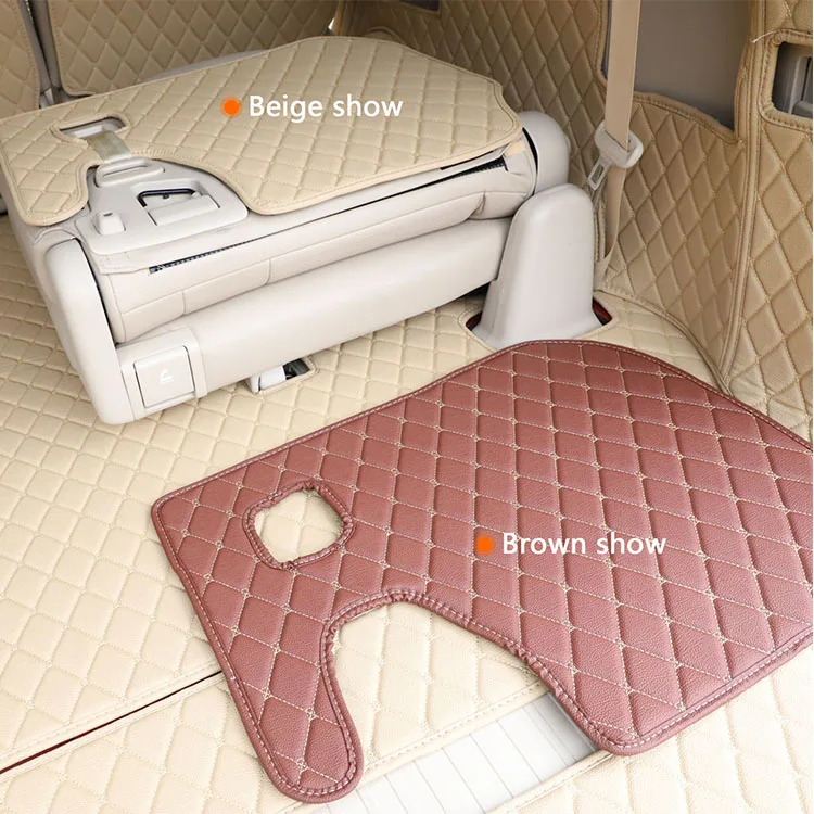  High Quality 5d PVC Leather Custom Rear Door Car Tailgate Trunk Floor Mats for Land