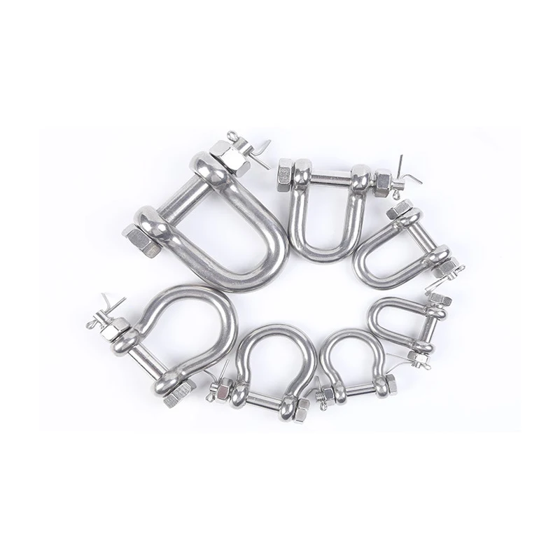 G-2150 D Shackles 7/8 inch D-type D Rigging Shackle 6.5T Marine Use Hardware Shackle