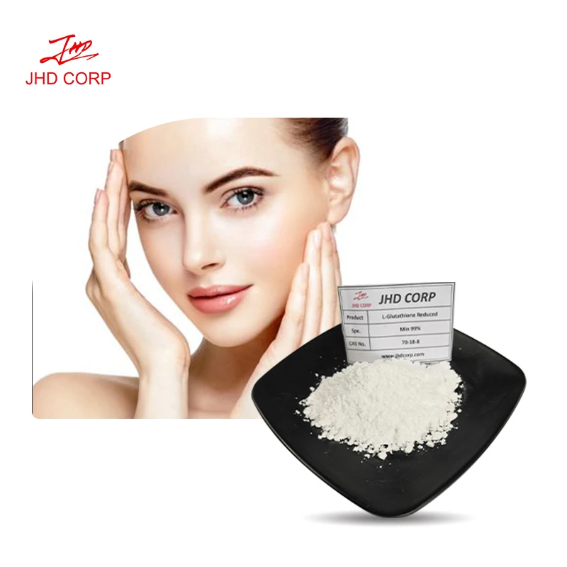 China USA Warehouse Stocks Supply Glutathione Brightening Whitening L-glutathione  Powder