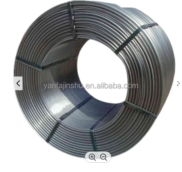 superior quality CaSi,FeSi,SiBaCa High Purity Desulfuration Silicon Calcium Wire
