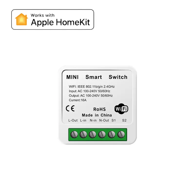 2022 Homekit WiFi умный выключатель света универсальный таймер выключателя беспроводной пульт дистанционного управления работает с автоматизацией