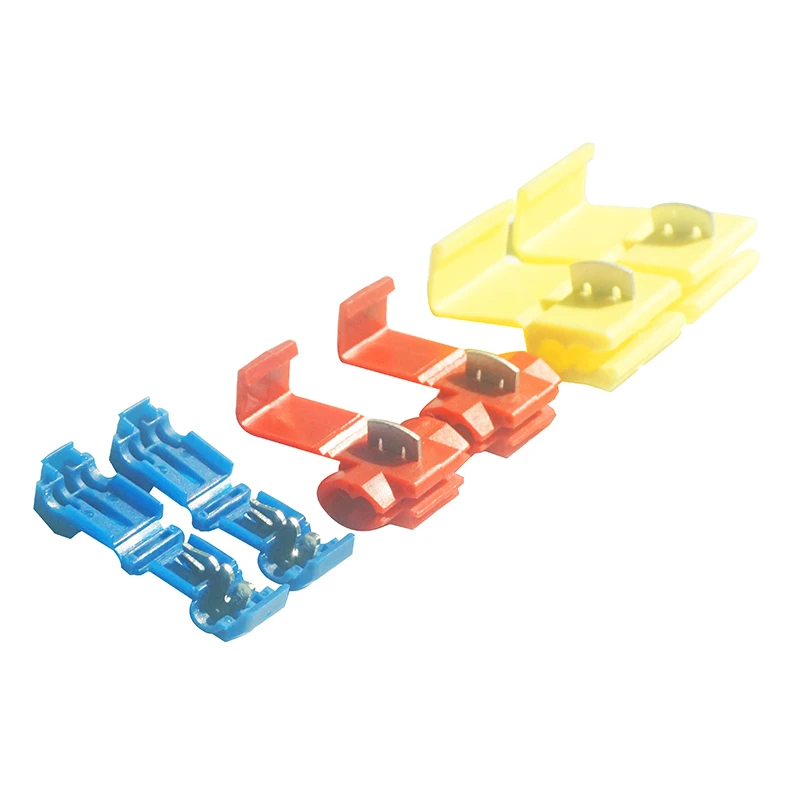 22-18 AWG Solderless Wire Electrical Connector Self-stripping T-tap Quick Splice Connector Kit  500PCS PER BAG