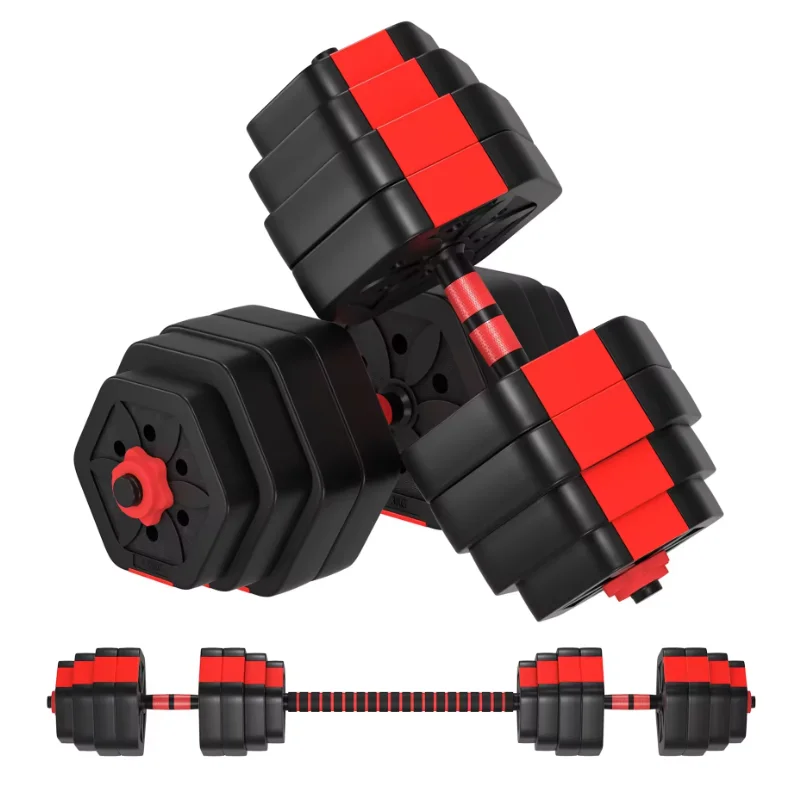 Lift Regroup, Adjustable Dumbbell Set 60 lbs (Approx. 29.9 kg), Dumbbell Bell 2-in-1, Home Fitness Workout Equipment
