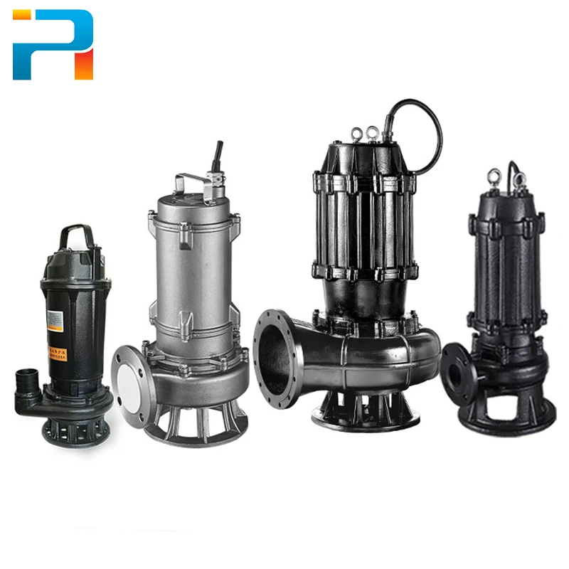 Submersible Dirty Waste Water Drainage Pump Vertical Sludge Submersible Cutter Cutter Grinder Mining Sewage Pump