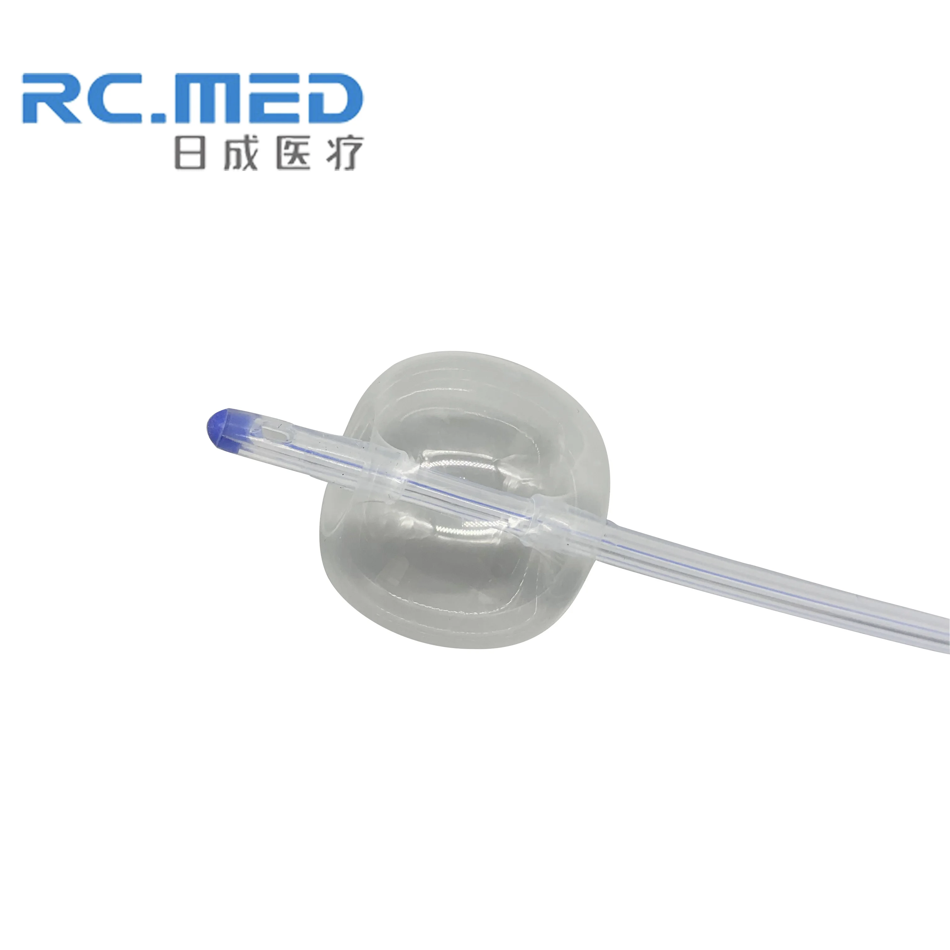 100% medical silicone disposable urethral catheter with guide wire