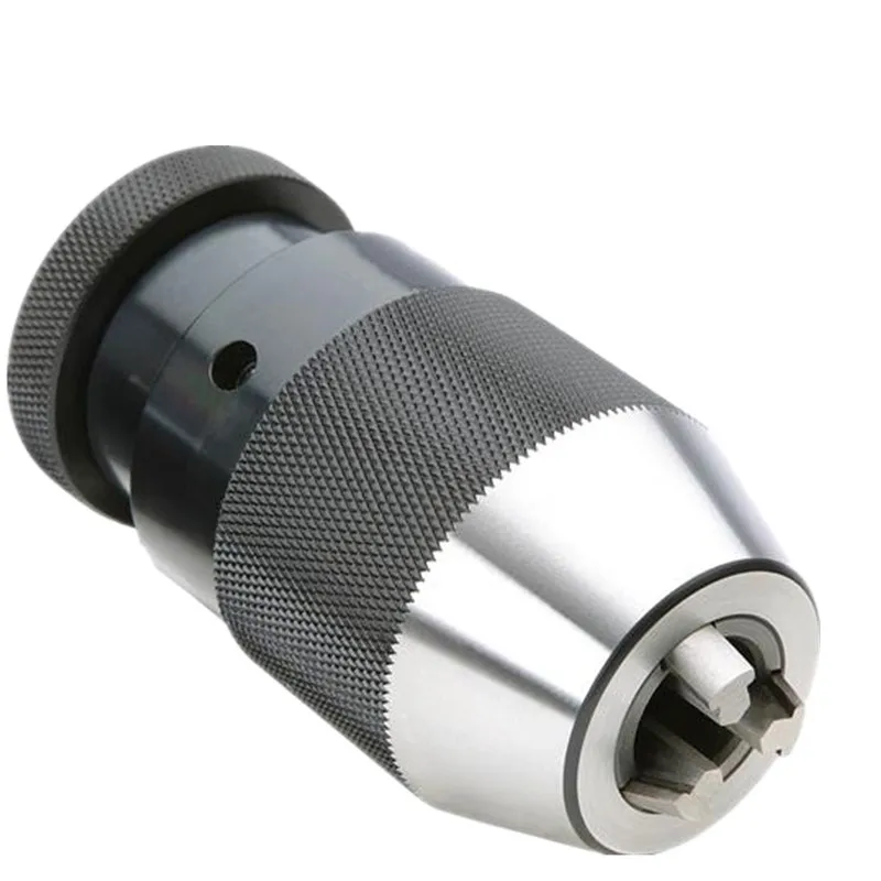 
Keyless Lathe Drill Chuck With Taper Mounted 