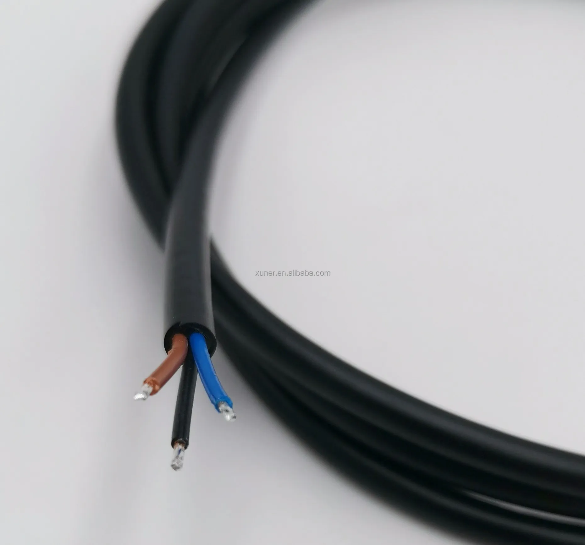 PA66+GF25 M12 4PIN male head waterproof connector aviation  cable