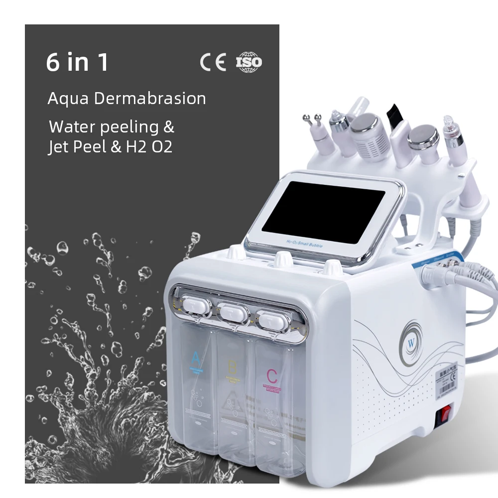 Hottest 8 in 1 Multifunction Hydro Microdermabrasion Machine oxygen jet/ Oxygen Facial Machine