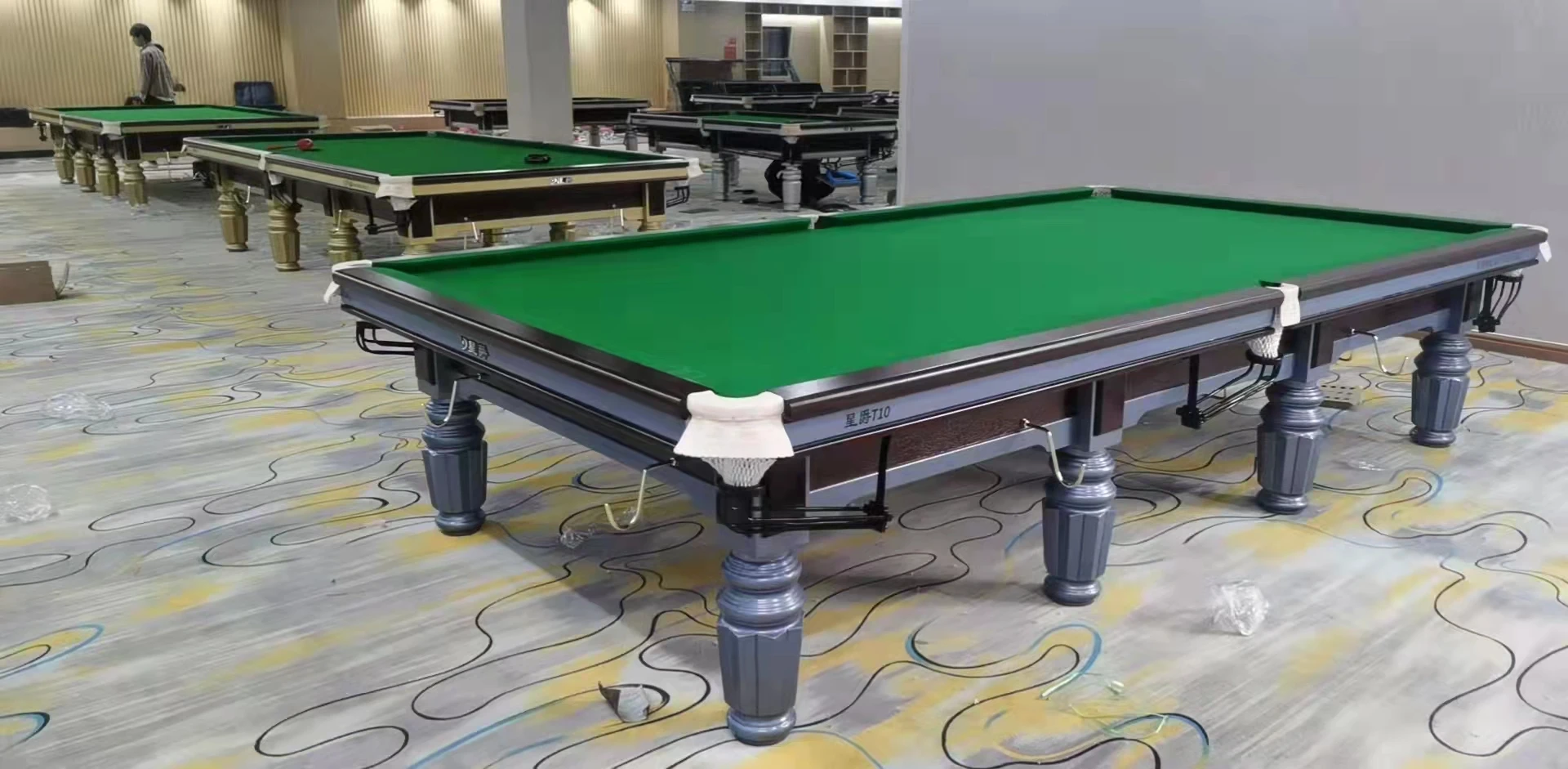 Xingjue Billiards  Slate Snooker Pool Table 12ft