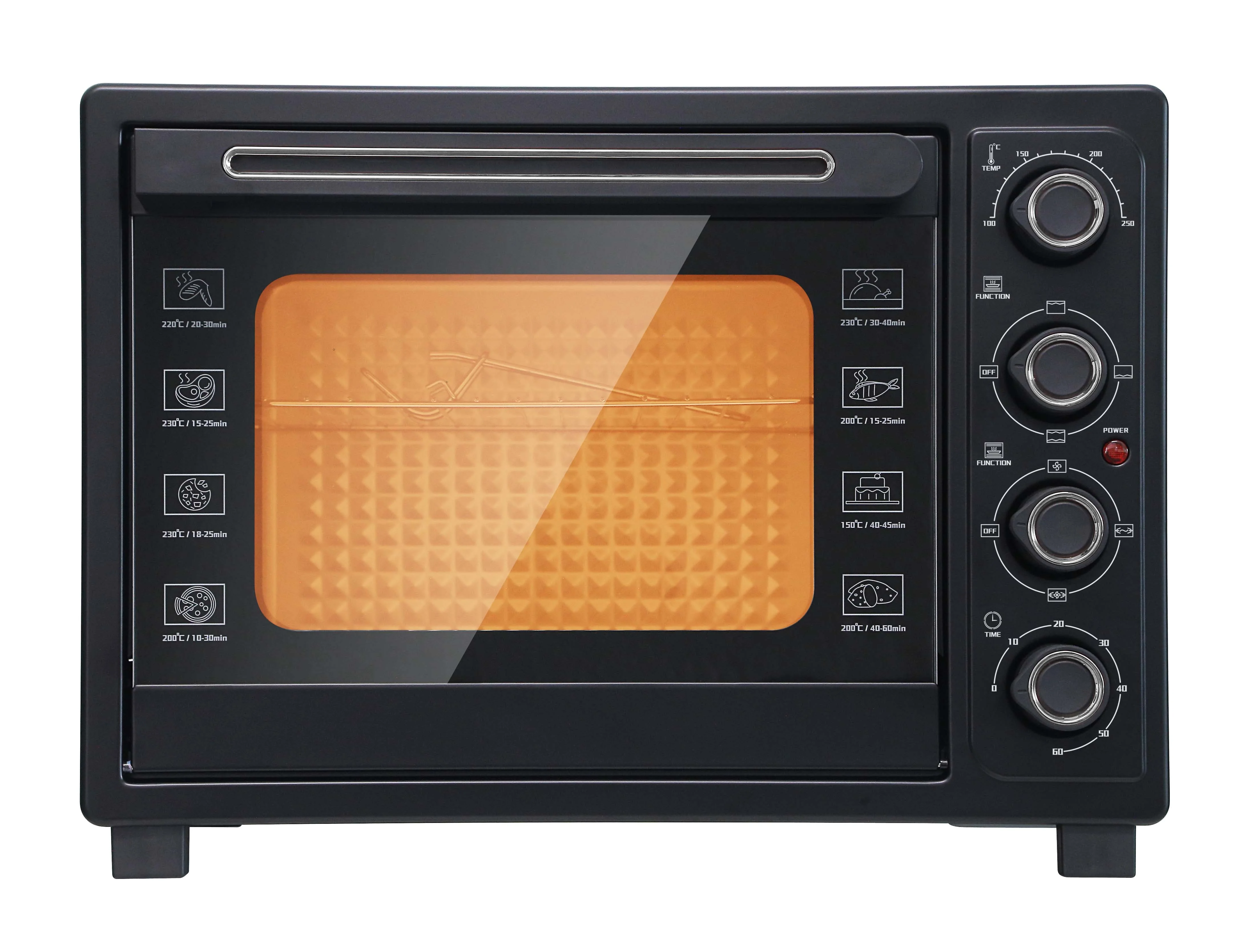 65L Big commercial electric oven air fryer otg bakery toaster oven