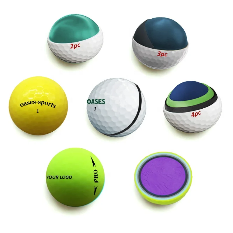 2 3 4 5 piece Custom Super Soft Cast Urethane Tour Golf Ball