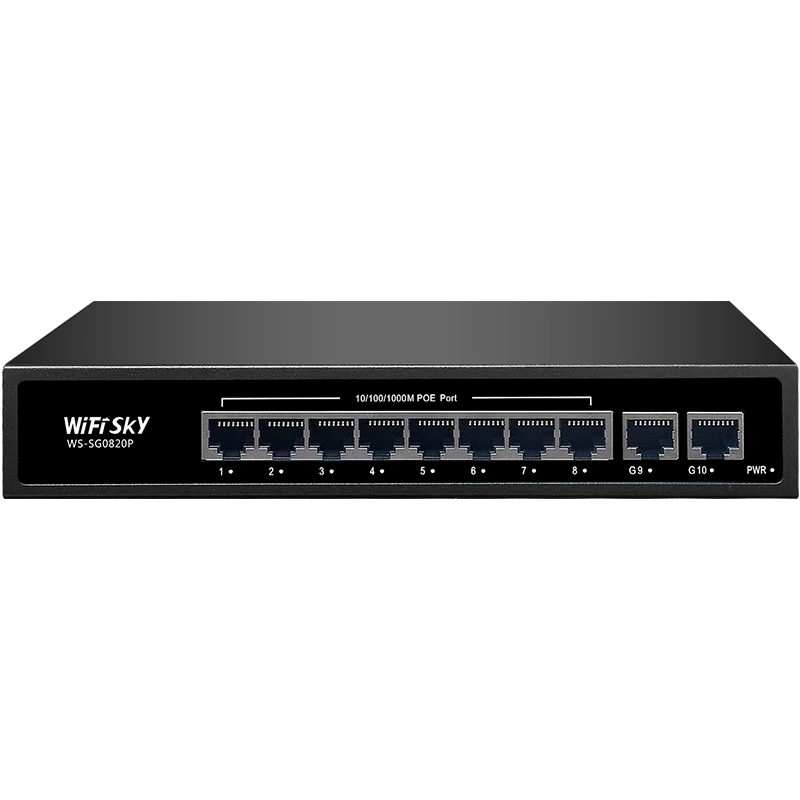 WiFiSKY CF--SG0820P 100M Unmanaged Industrial Network Reverse 8 Port POE switch
