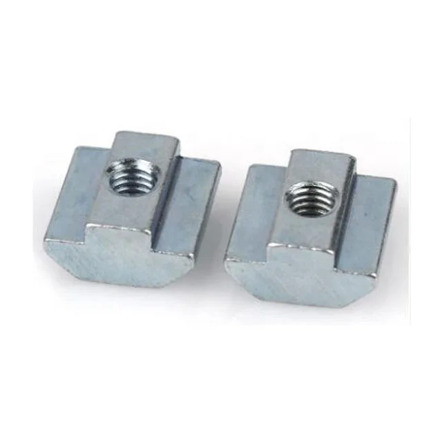 Galvanized T-Slot Hardware 40 Series Connection Slide-In T-Nut for Bosch Profile