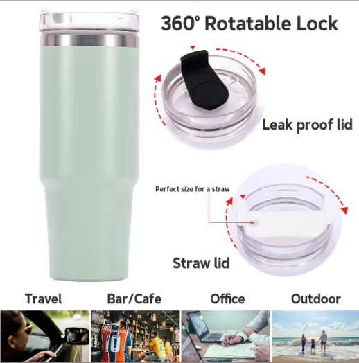 20oz 30OZ Double Wall Stainless Steel Tumbler Custom Logo Coffee Travel Cup