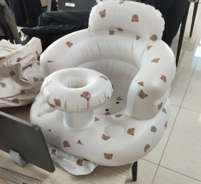 Hot Sale Inflatable Baby Seat Float Ring Swimming Circle Seat Boat Children Swimming Circle With Awning And Steering Wheel