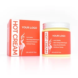 Hot cream slimming fat burn logo cream for body slim slimming tummy fat cream gel