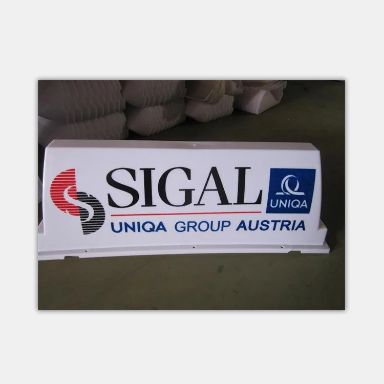 China Manufacturer lighted taxi roof sign