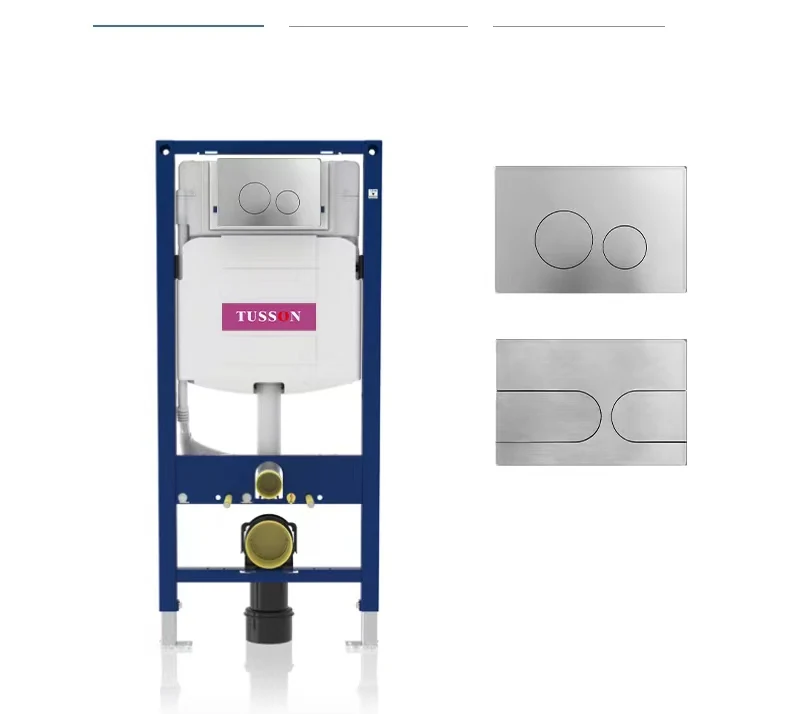 DOLOGI Glossy Double Flush Plate Black Chrome Push Button Dial for Hidden Water Tank for geberite sigma concealed cistern tank