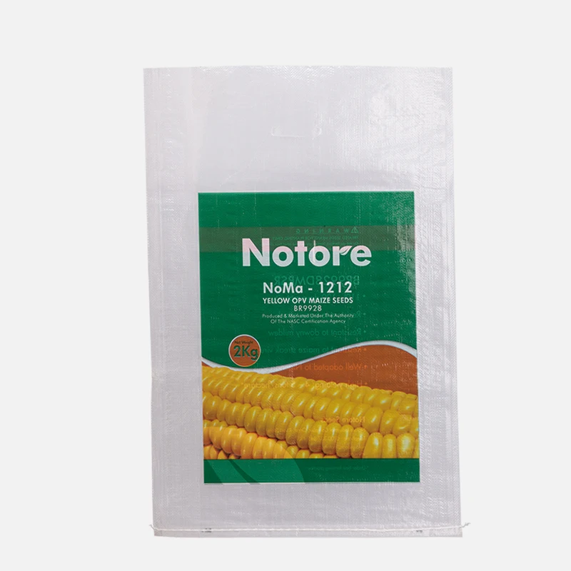 Customized Woven Pp Bag 50kg Polypropylene Grain Corn Maize Flour Sugar Rice Fertilizer Packing Sack 25kg