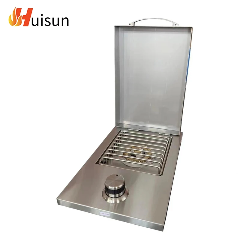 Professional Manufacturers Built In Grill Cabinet Grill Side Mini Single Gas Stove Round Burner