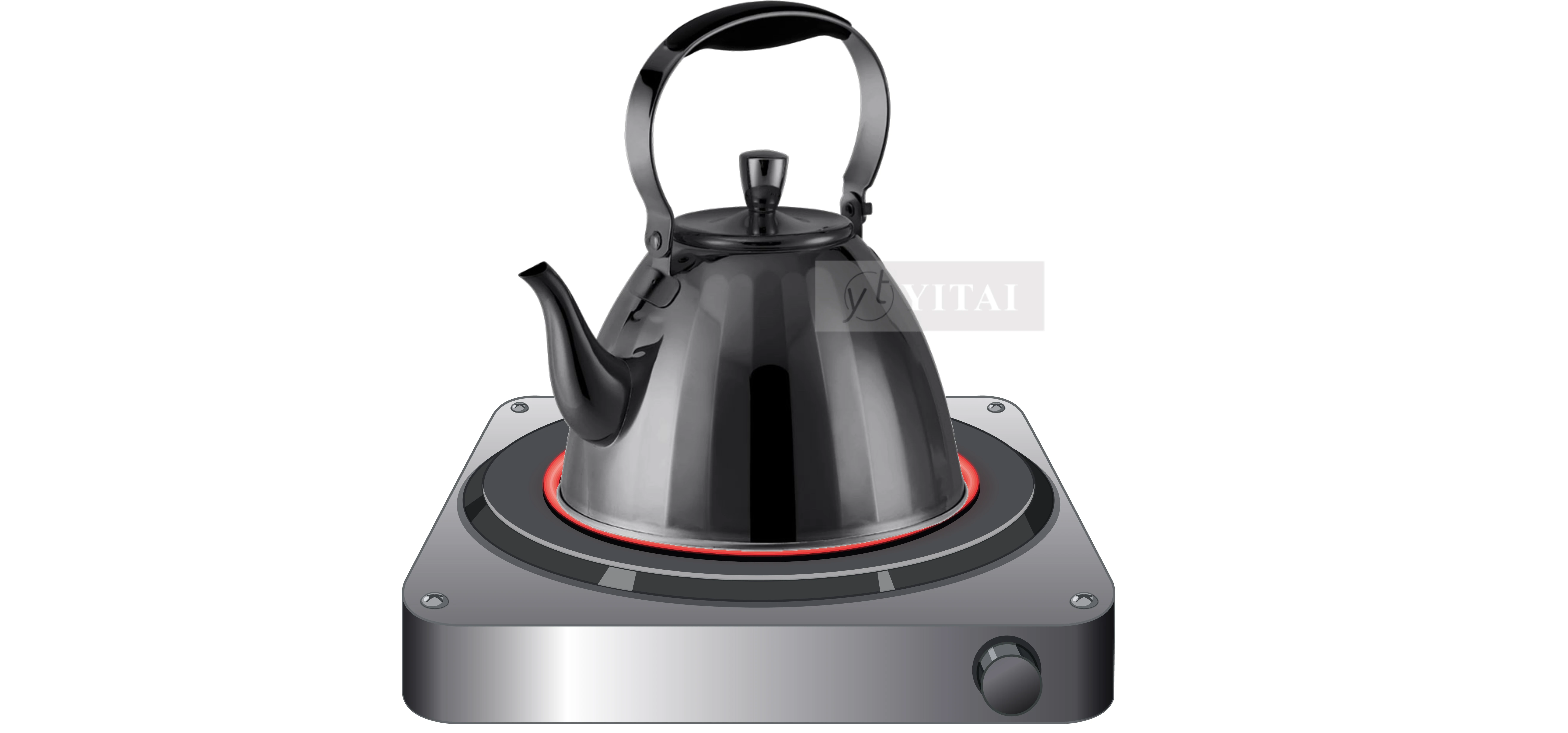 Middle East Tea Kettle Stainless Steel Body with Infuser , Mirror Finished  Water Tea Kettle Gas Induction New Design Tea Kettle