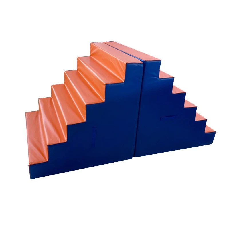 LDK sports equipment Gymnastic Climbing Steps Mat Kids Ladder Ramps Mat Soft Foam Play Stairs For Sale