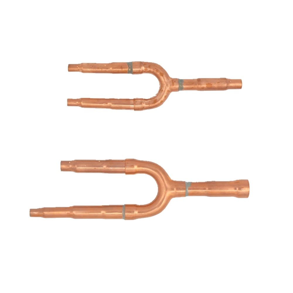 Copper joint y branch  disperse pipe for midea Dakin