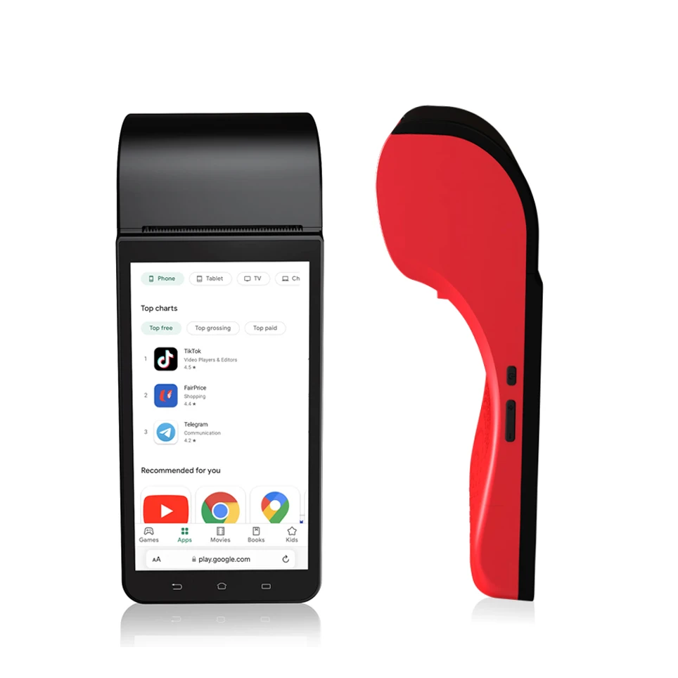 5 дюймов Pos-машина 2 + 32g 4-ядерный 1 Гц портативная Android Pos 4g Портативная розничная система программного обеспечения