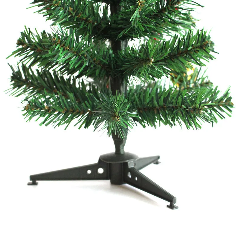 Wholesale 90cm/90T Yiwu plastic cheap PVC artificial christmas tree