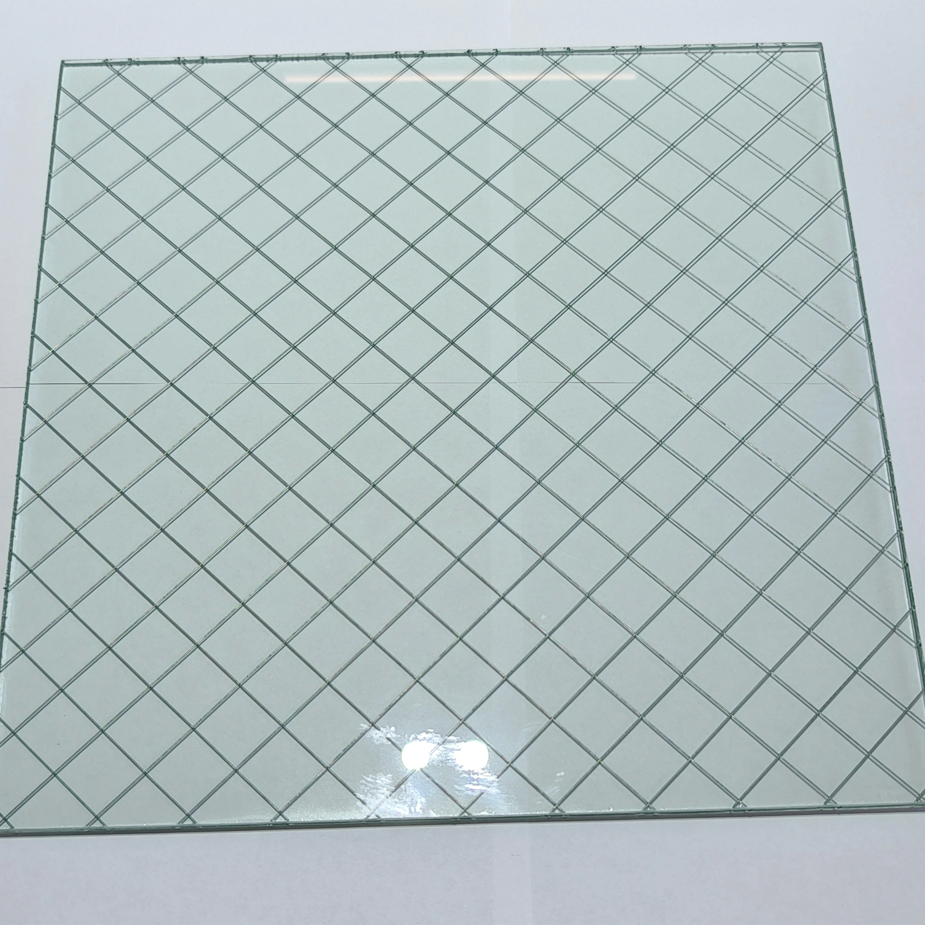 Solid Structure 6mm Mesh Wired Glass for Industrial Usage at an Price