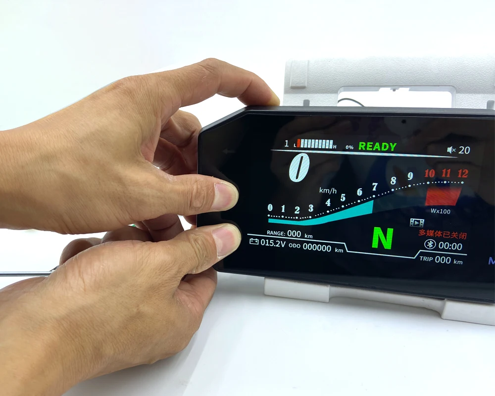 5 inch motorcycle digital LCD speedometer new TFT smart speedometer touch screen instrument universal speedometer wholesale