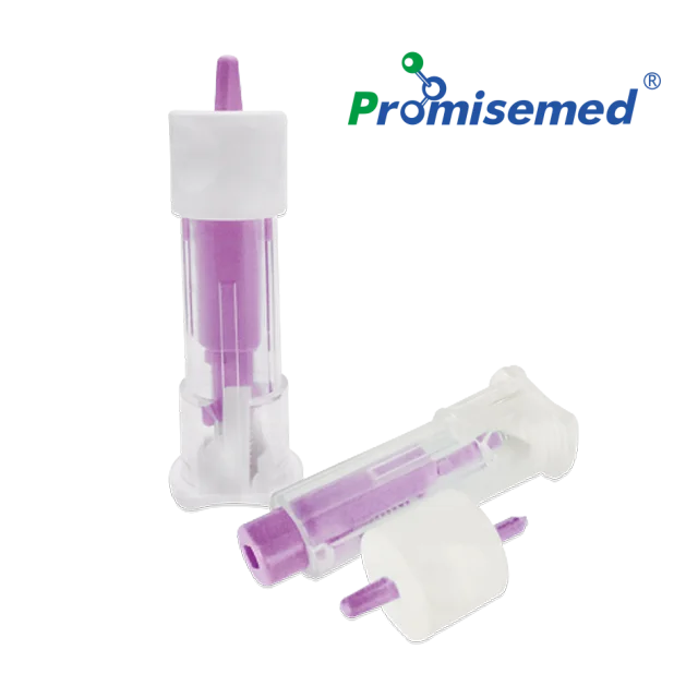 Hot Sales  21g 23g 28g 30g Medical Disposable Pressure Activated Safety Blood Lancet