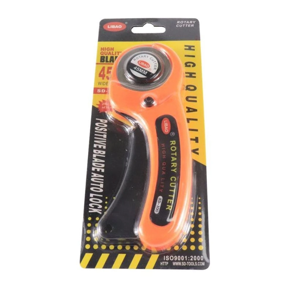 DIY Arts Crafts Cutting Tool Patchwork Roller Wheel Round Knife Sewing Accessories Leather Paper Fabric Cloth Rotary Cutter Tool