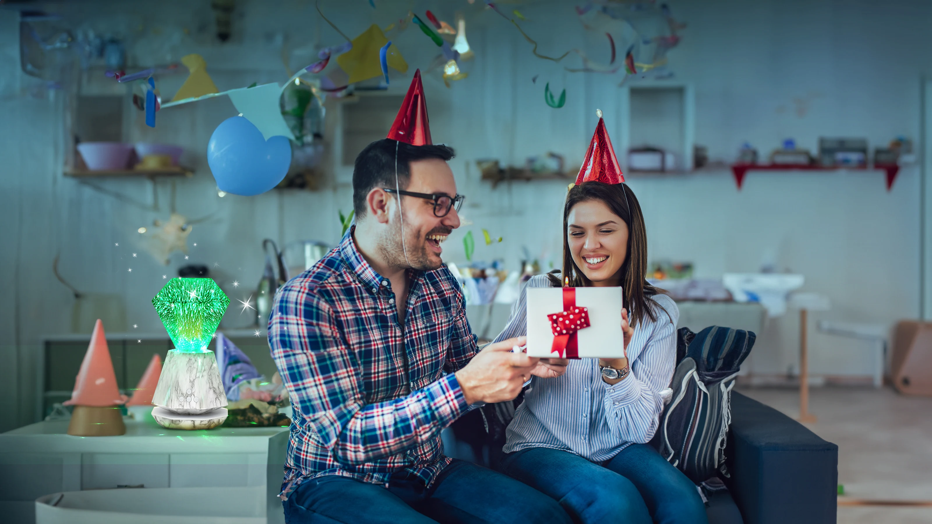 2023 latest exclusive patented 3D diamond light, bright light effect, fancy style